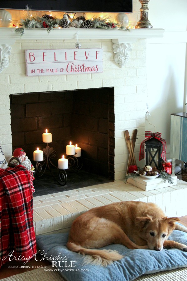 Christmas Home Tour 2015 - My Lexi girl - artsychicksrule.com #christmashometour