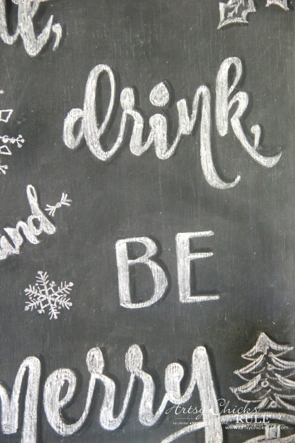 chalk board chalk art