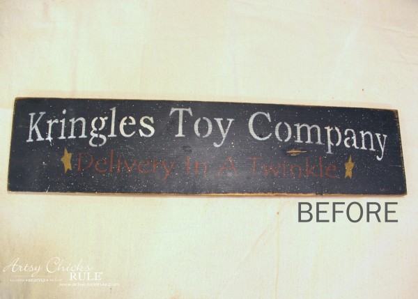 DIY Antiqued Laundry Sign - artsychicksrule.com #laundrysign #diylaundrysign #silhouetteprojects