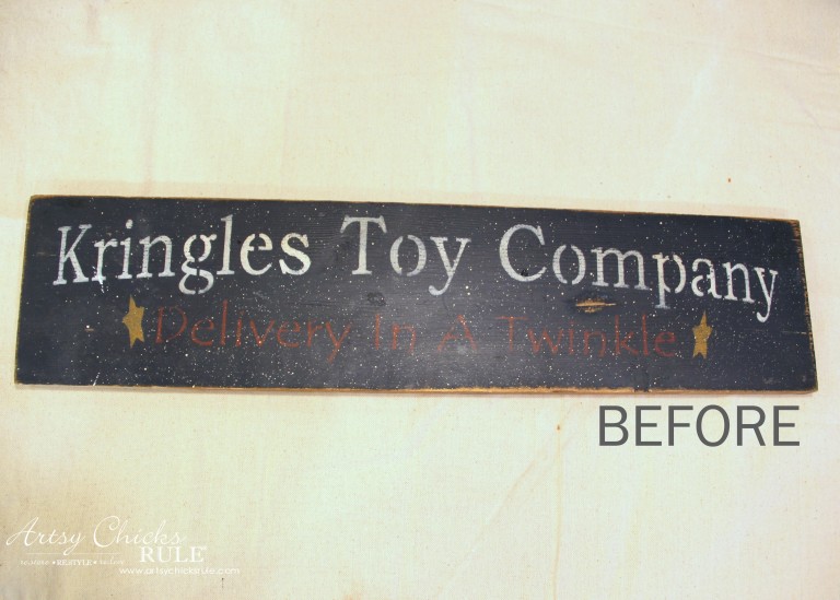 DIY Antiqued Laundry Sign (perfect addition to any laundry!)