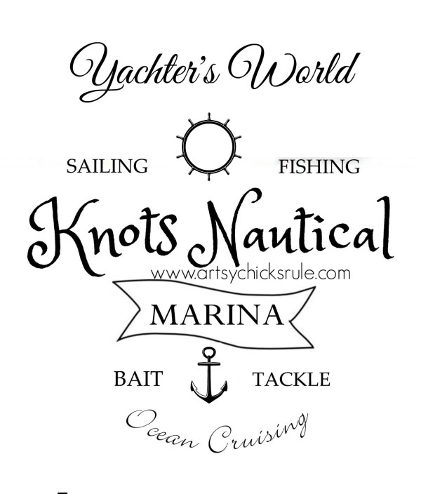 Knots Nautical Graphic - Printable - artsychicksrule