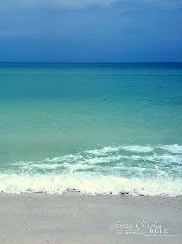 DIY Beach Painting - My Inspiration Florida - artsychicksrule