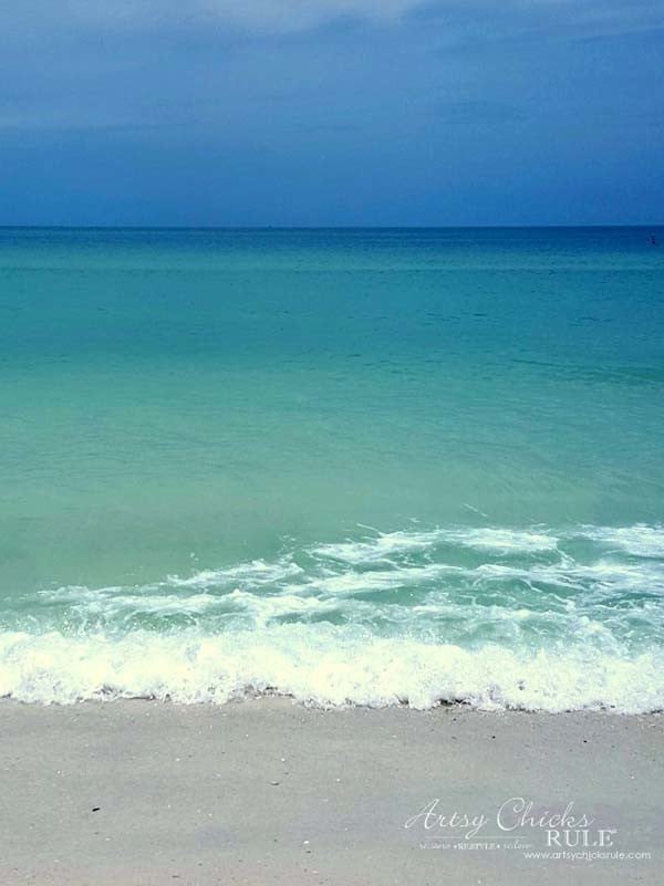 DIY Beach Painting (create faux texture for real looks!) - Artsy Chicks Rule® Diy Beach Painting (Create Faux Texture For Real Looks!) - Artsy Chicks Rule®