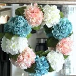 DIY Hydrangea Wreath – Colorful Spring Wreath – artsychicksrule