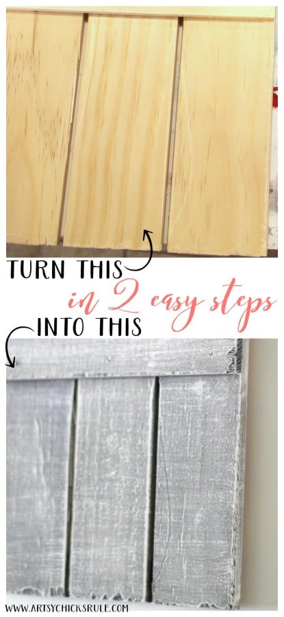 DIY Coastal Farmhouse Shutters - SUPER SIMPLE QUICK DIY - artsyhchicksrule #coastalshutters #farmhouseshutters