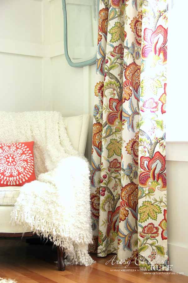 How To Make No Sew Curtains with Grommets (make your own!) - Artsy Chicks  Rule®