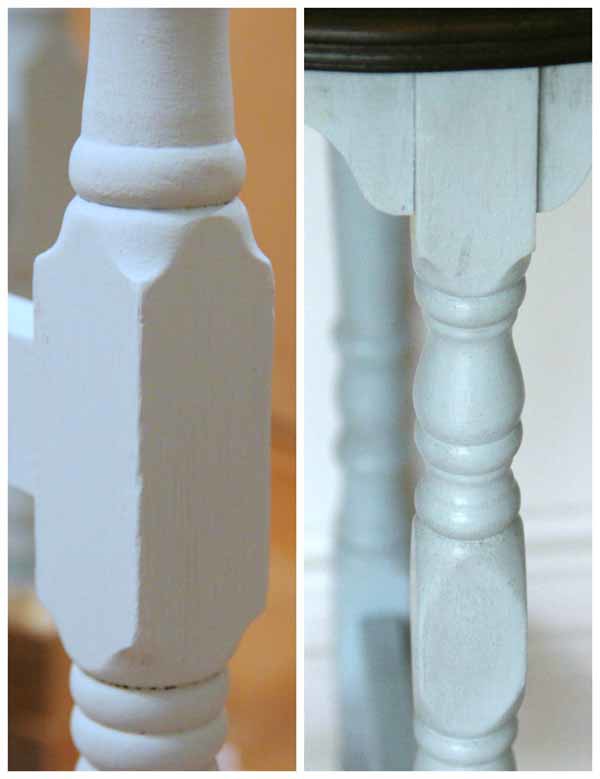 Side Table Makeover - Amy Howard Paint & Dust of Ages - BEFORE AND AFTER DUST OF AGES -artsychicksrule #dustofages #amyhowardpaint