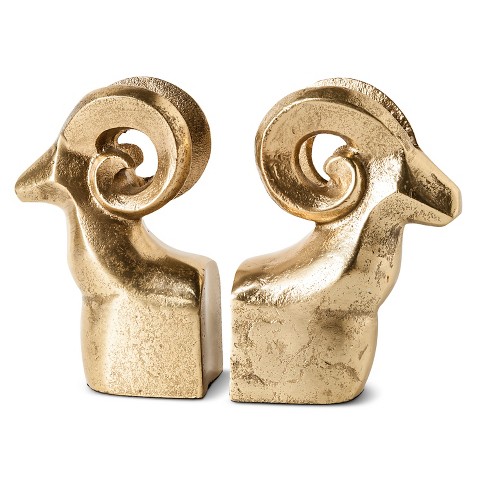 Target Threshold Big Horn Book Ends