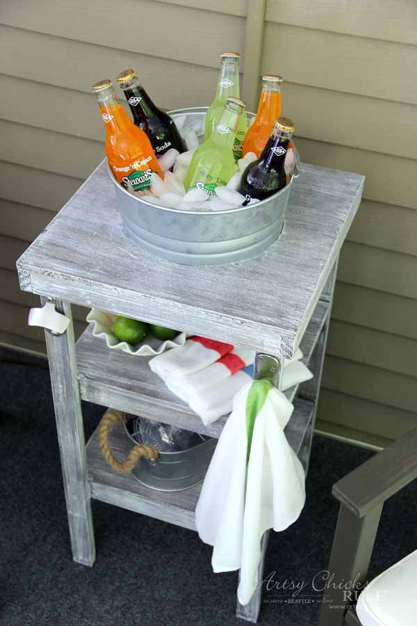 DIY Beverage Station - Lolly Jane