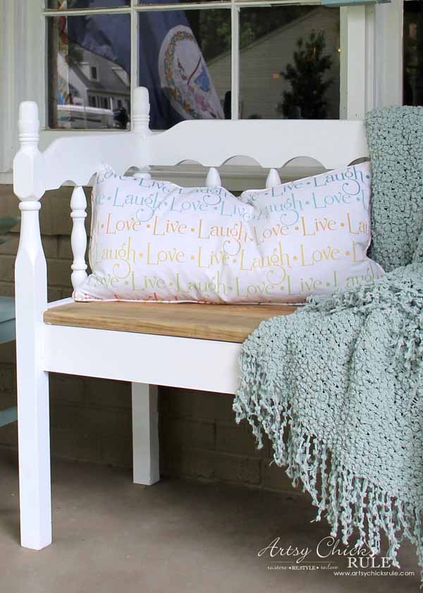 Thrifty Porch Decor