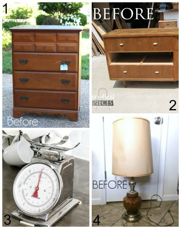 Trash To Treasure Friends Makeovers - artsychicksrule #milkpaint #mmsmilkpaint