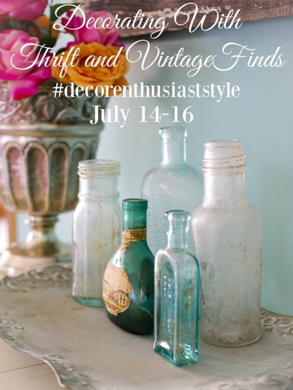 Budget Friendly Decor - decorating with thrifted finds