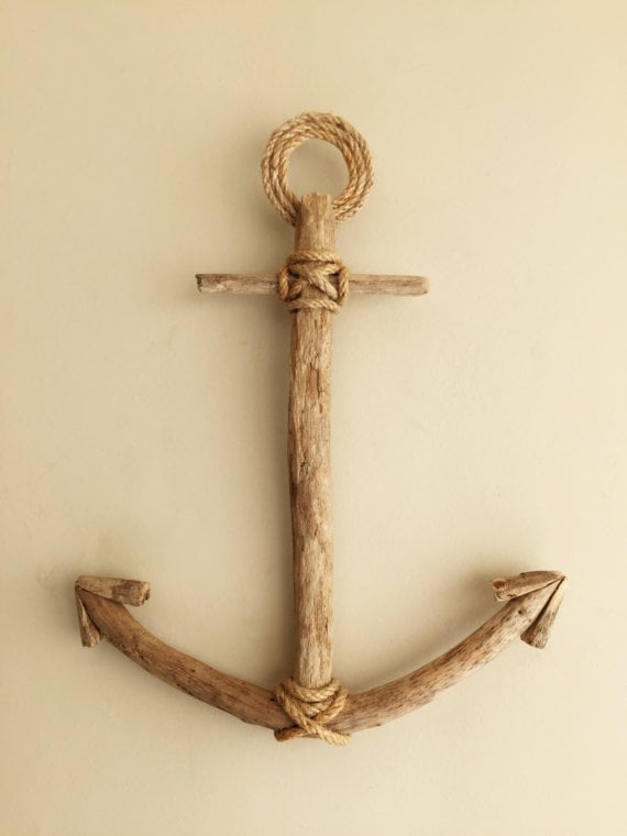 Driftwood Anchor - SerayDesign Etsy