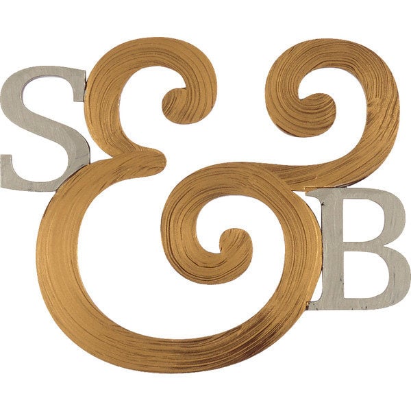 Personalized-Ampersand-Wall-Decor-Funky-Monogram Joss and Main