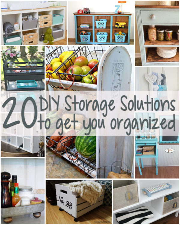 20 DIY Storage Solutions - artsychicksrule