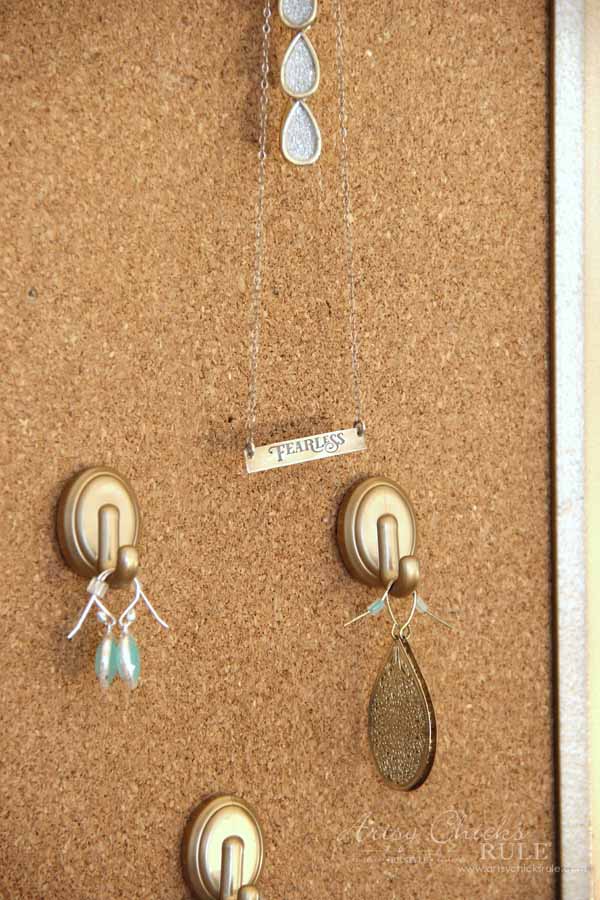 DIY Jewelry Organizer (Storage Ideas) - Artsy Chicks Rule®