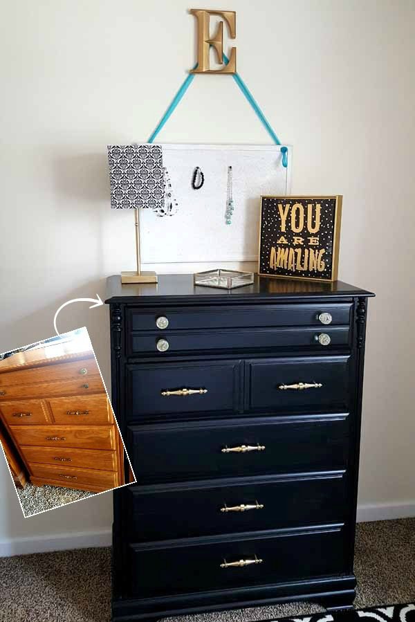 GMC & The World's Longest Yardsale - dresser before and after - artsychicksrule #worldslongestyardsale #gmc