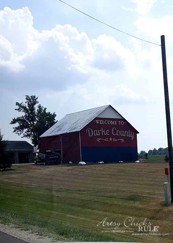 GMC & The World's Longest Yardsale - more red barns - artsychicksrule #worldslongestyardsale #gmc