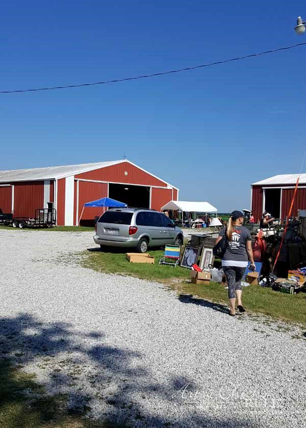 GMC & The World's Longest Yardsale - red barn sale - artsychicksrule #worldslongestyardsale #gmc