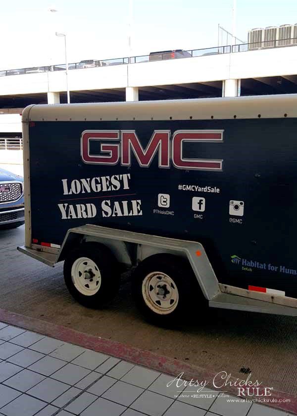 GMC & The World's Longest Yardsale - the trailer - artsychicksrule #worldslongestyardsale #gmc