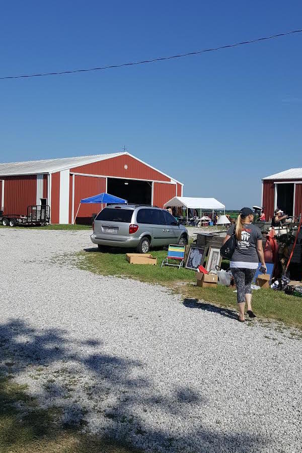 GMC Worlds Longest Yardsale - big red barn sale - #artsychicksrule #worldslongestyardsale