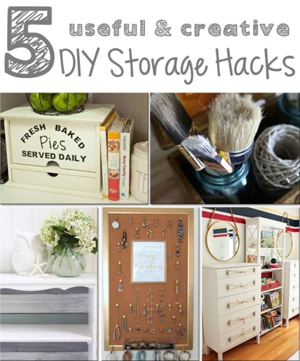 DIY Jewelry Organizer (Storage Ideas) - Artsy Chicks Rule®