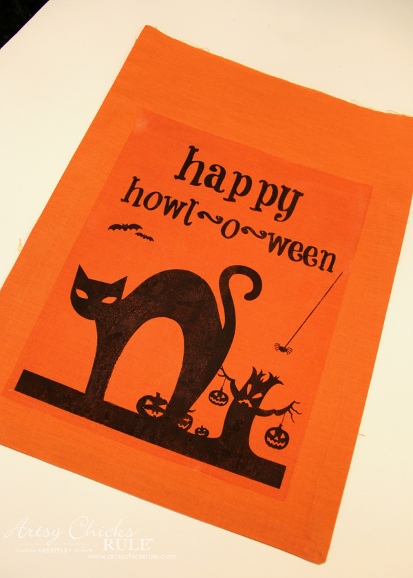 halloween-no-sew-flag-and-sign-filled-in-artsychicksrule-nosewflag-halloweendecor