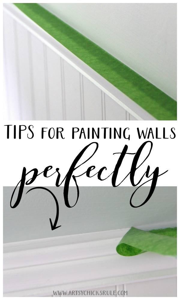 Tips for Painting Walls Perfectly - #frogtape #ad #artsychicksrule