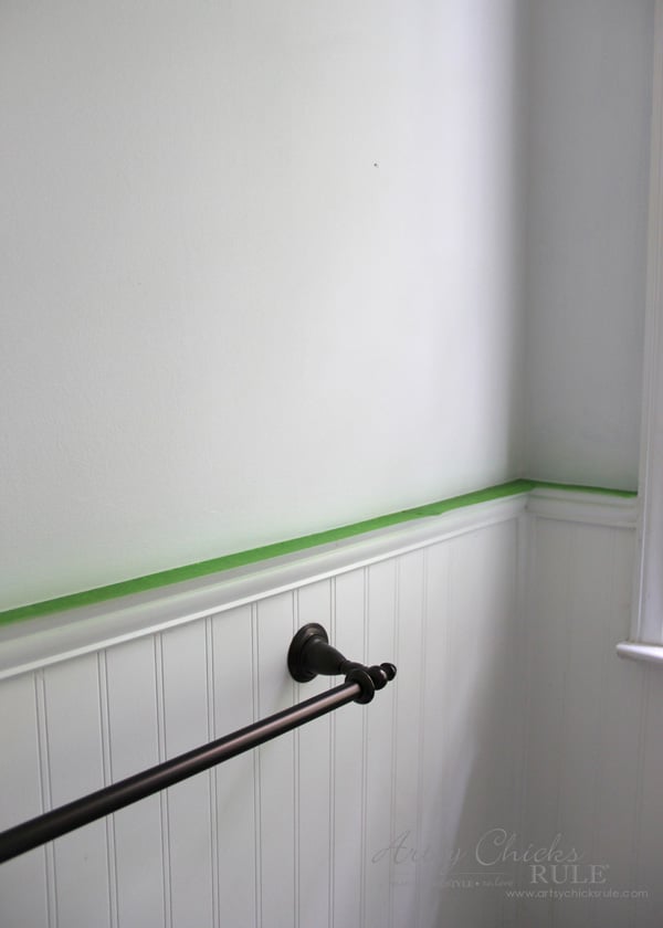 Tips for Painting Your Walls - Get crisp lines with Frogtape - #artsychicksrule #frogtape #ad