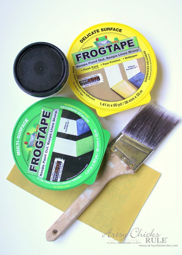 Tips for Painting Your Walls Perfectly - Frogtape and supplies - #artsychicksrule #frogtape #ad