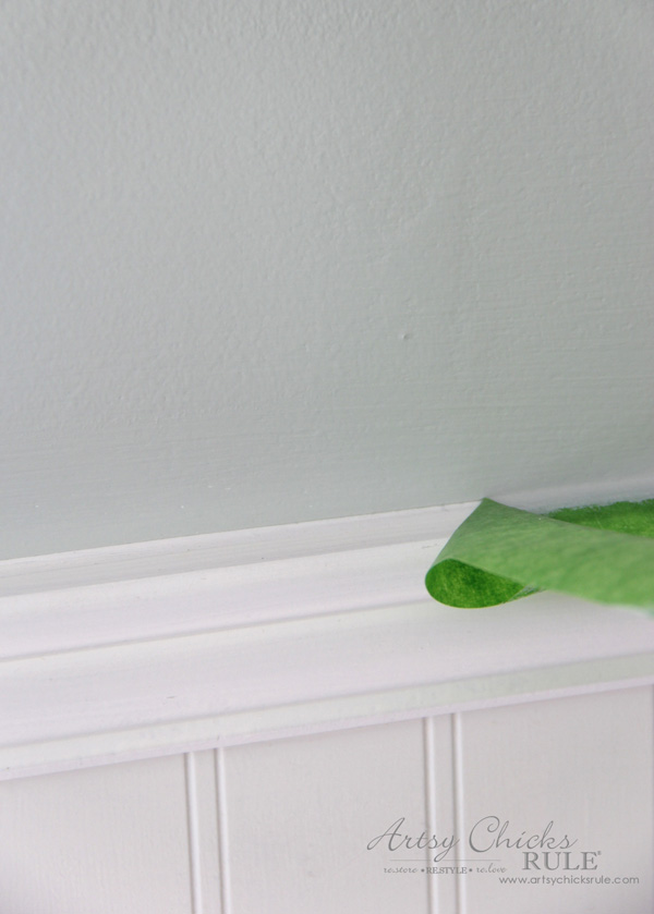 Tips for Painting Your Walls - with Frogtape - #artsychicksrule #frogtape #ad