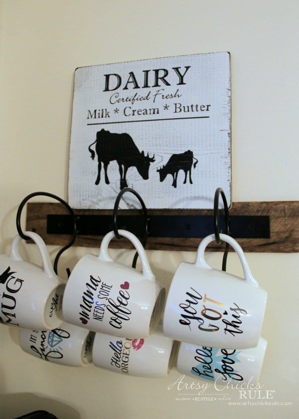Farmhouse Style Dairy Sign artsychicksrule.com