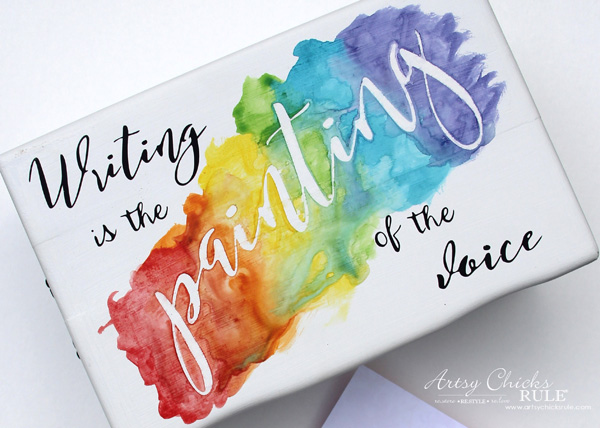 Jewelry Box Repurposed into Writing Box (Thrift Shop Shakedown #2)