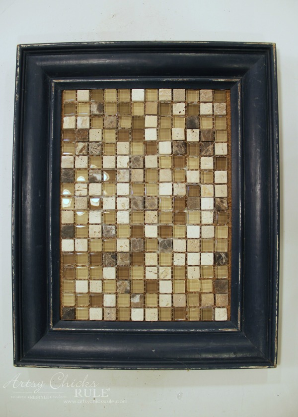 old-frame-turned-diy-tiled-tray-adding-tile-artsychicksrule-tiledtray