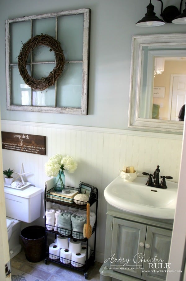 Modern Farmhouse Bathroom Reveal - Shanty 2 Chic