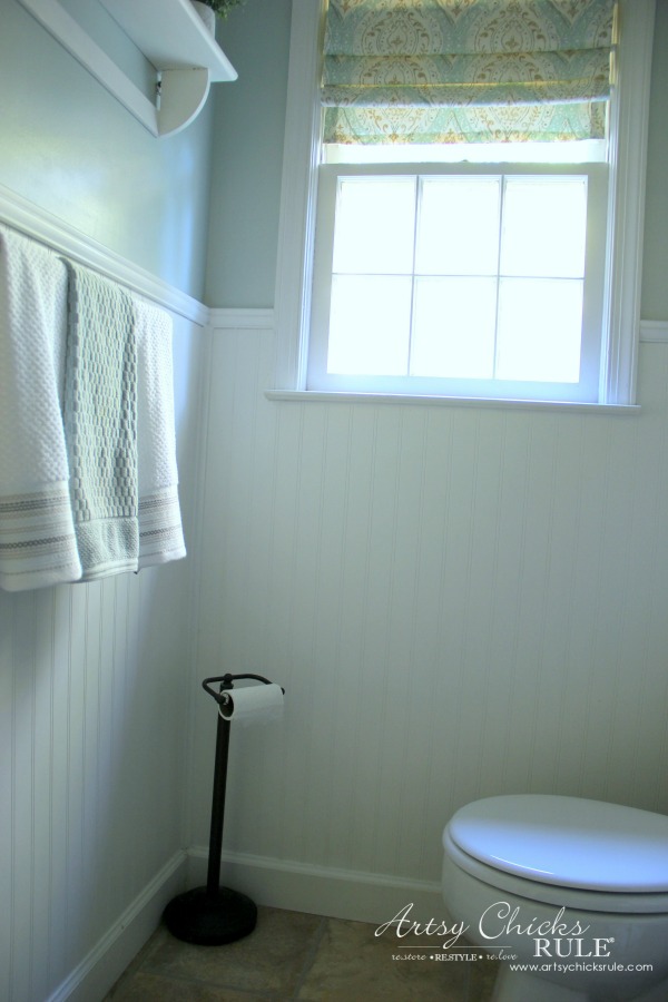 Bead Board Bathroom Reveal - Sand and Sisal