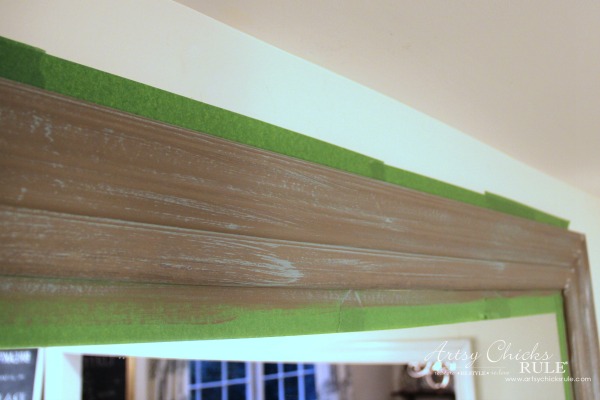 EASY!! DIY Weathered Wood Look with Paint artsychicksrule.com