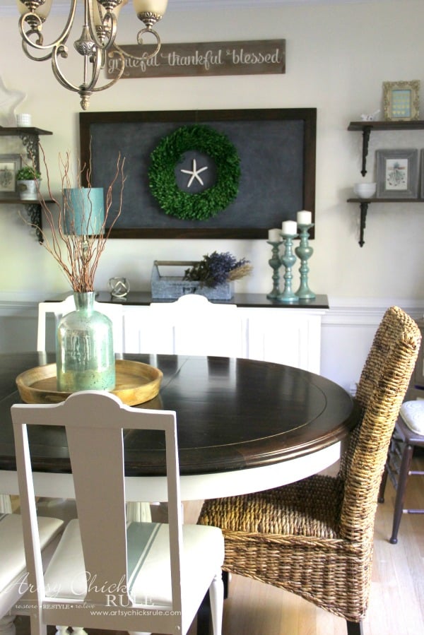 Easy Furniture Makeover Dining Room Furniture artsychicksrule.com