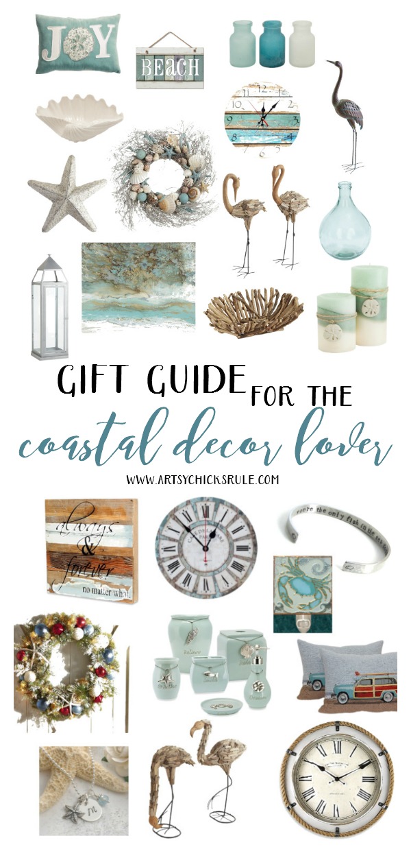 LOVE all of these!! Great gift ideas for the coastal decor lover artsychicksrule.com