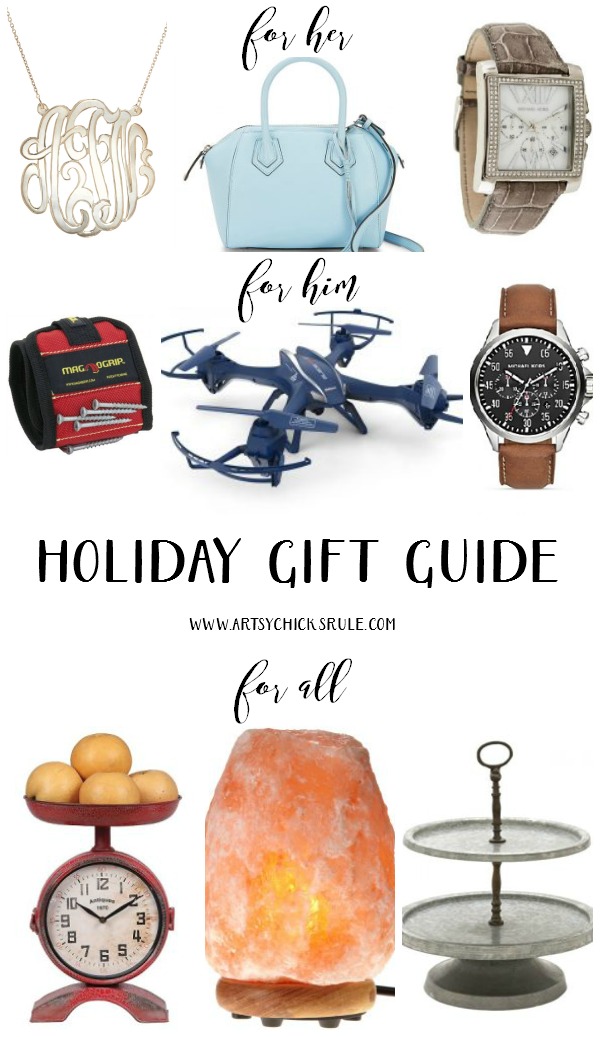 Holiday Gift Guide for Him, Her and All artsychicksrule.com