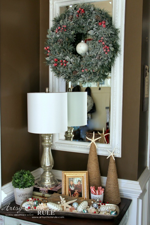 Coastal Christmas Home Tour Part 3 artsychicksrule.com