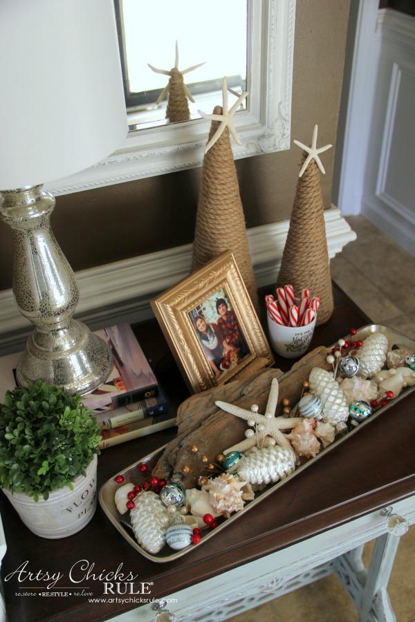 Coastal Christmas Home Tour Part 3 artsychicksrule.com