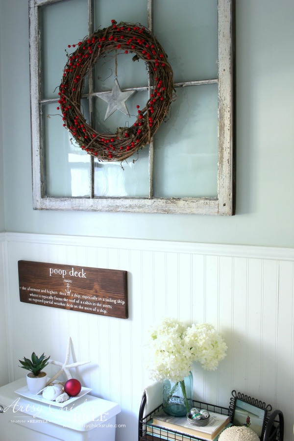 Coastal Christmas Home Tour Part 3 artsychicksrule.com