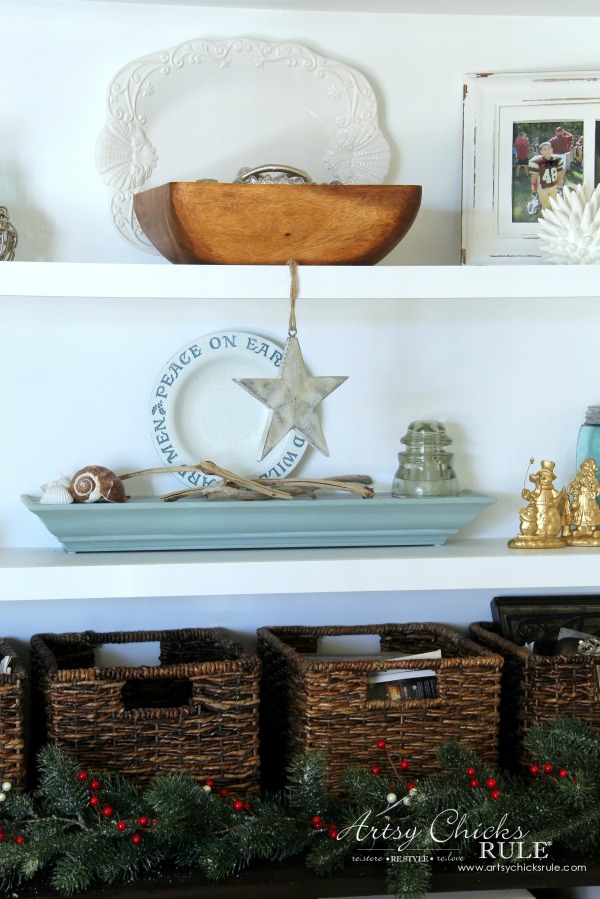 Coastal Christmas Home Tour Part 3 artsychicksrule.com