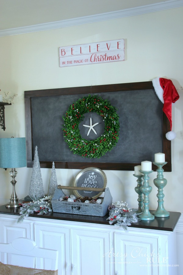 Coastal Christmas Home Tour Part 2 artsychicksrule.com