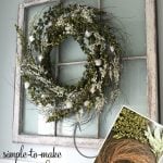 Simple to Make Green Berry Wreath SO EASY AND INEXPENSIVE artsychicksrule