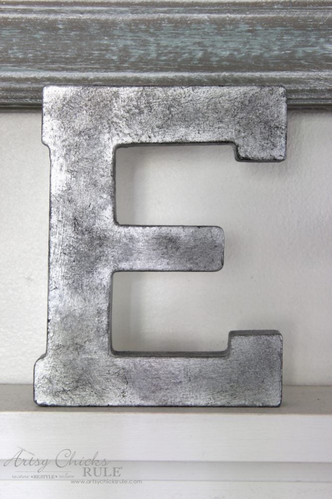 How to Create a DIY Galvanized Finish the EASY WAY! artsychicksrule.com #galvanized