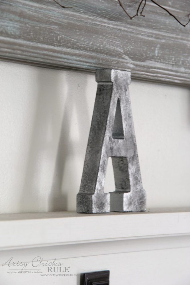 How to Create a DIY Galvanized Finish the EASY WAY! artsychicksrule.com #galvanized