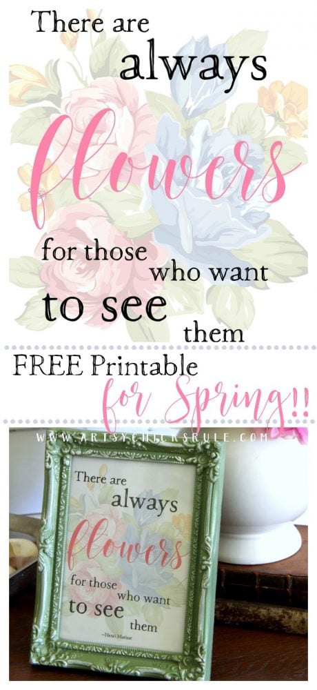 LOVE it!! FREE Spring Printable artsychicksrule.com #freespringprintable #springprintable