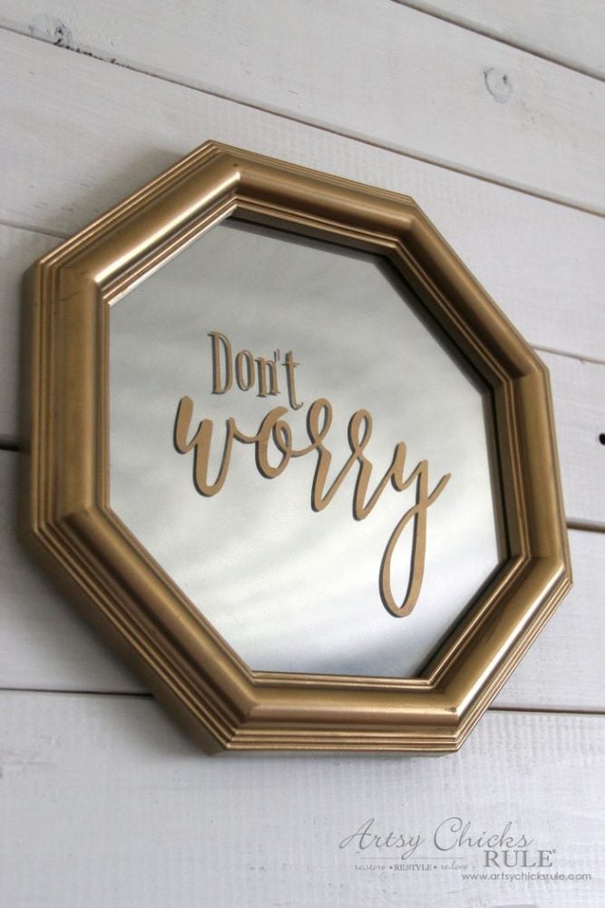 Don't Worry Be Happy Signs, Easy DIY Signs and Thrifty Makeover! artsychicksrule.com